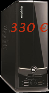 ACER EMACHINES EL1352 PROCESADOR AMD ATHLON II,2048 MB RAM DDR3, HDD 320GB, TARJETA GRAFICA NVIDIA GEFORCE 6150 SE, LECTOR DE TARJETAS 15 EN 1, SISTEMA OPERATIVO W7.